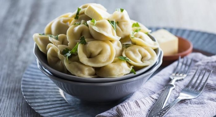 Пельмени с курицей