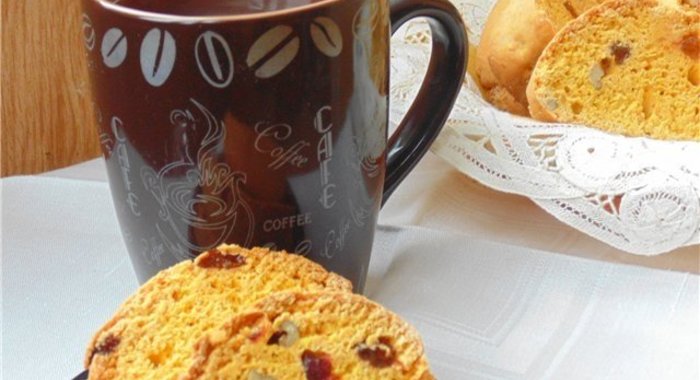 Бискотти с тыквой