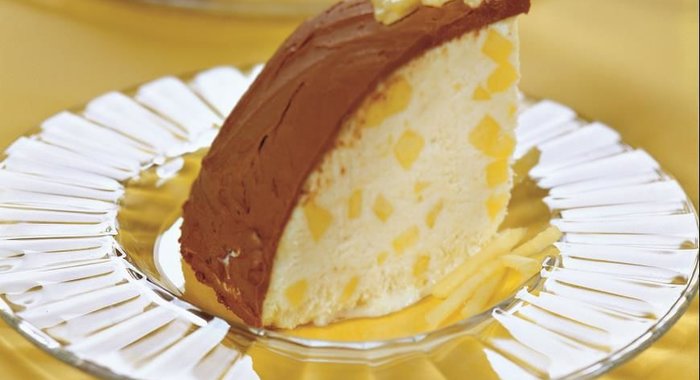 Ананасовый торт-мороженое