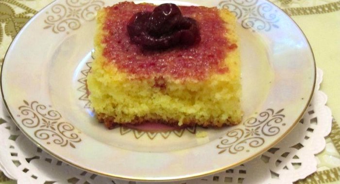 Лимонный бисквит