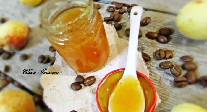 Джем Кофейный абрикос с ванилью