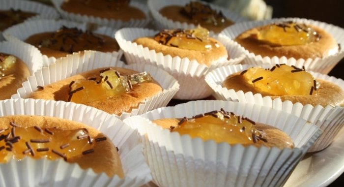 Тортинки к чаю Солнечные