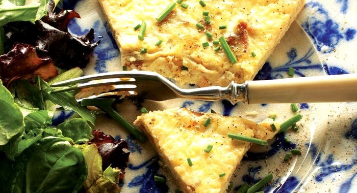 Лотарингский пирог с грюйером