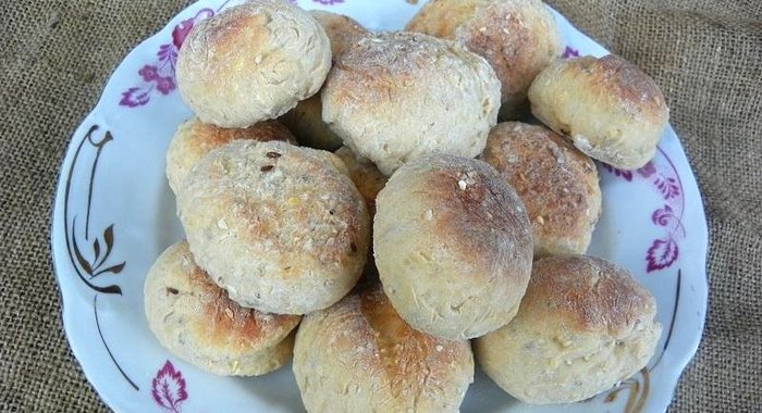 Несладкие булочки из цельнозерновой муки