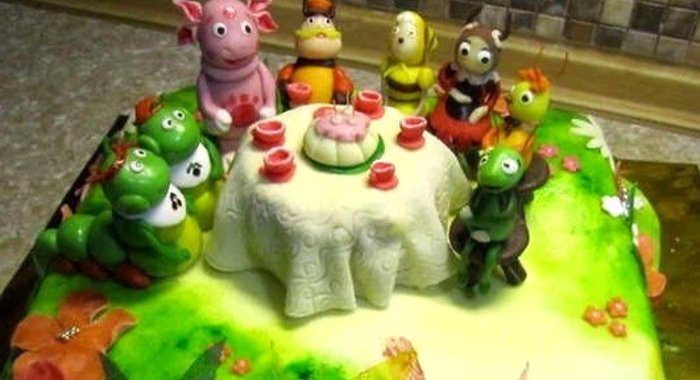 Торт Лунтик