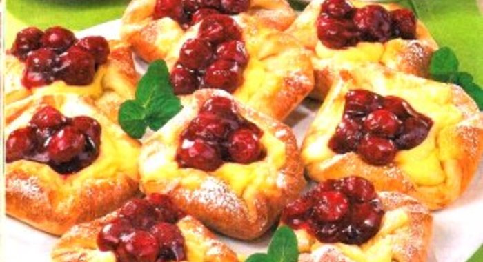 Плюшки из слоеного теста