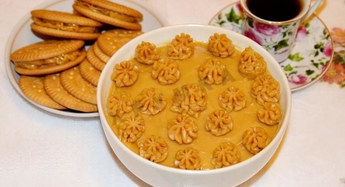 Карамельный крем для торта