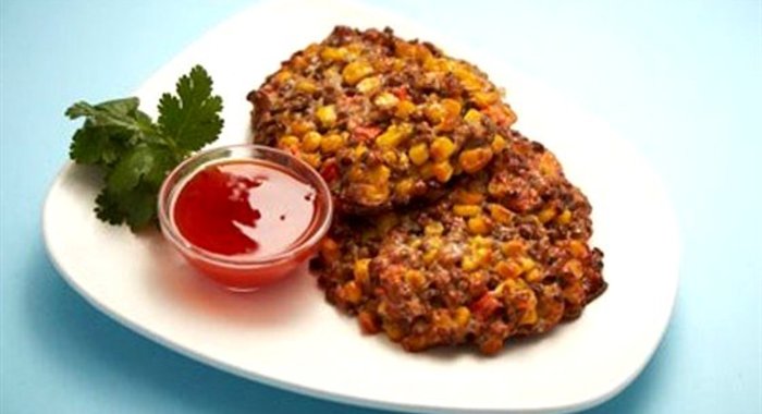 Печенье из чечевицы и овощей