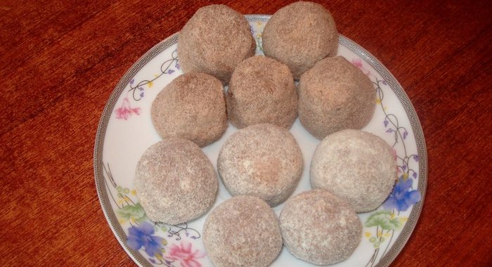 Трюфели из детской смеси