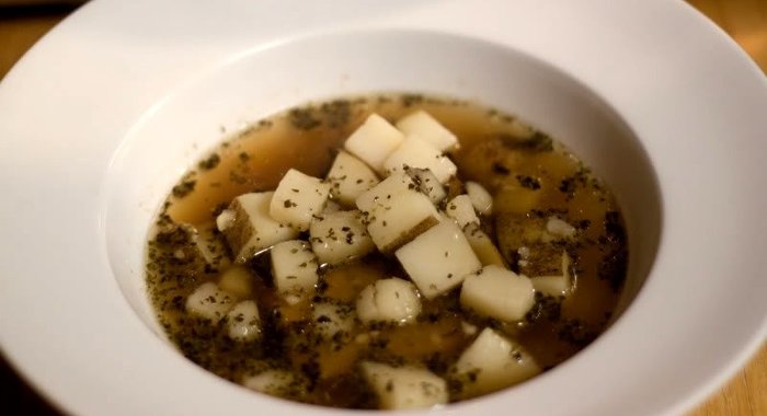 Чешский чесночный суп