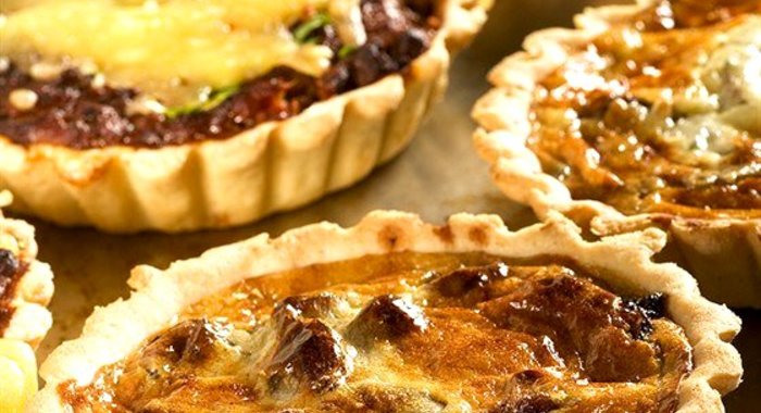 Киш с грибами