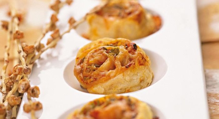 Острое печенье Сырные завитки