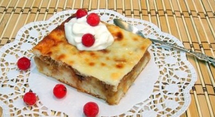 Пирог французский с яблоками