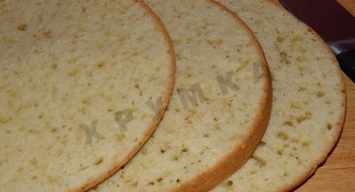 Коржи для торта в мультиварке