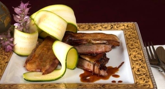 Говядина в горчично-медовом маринаде