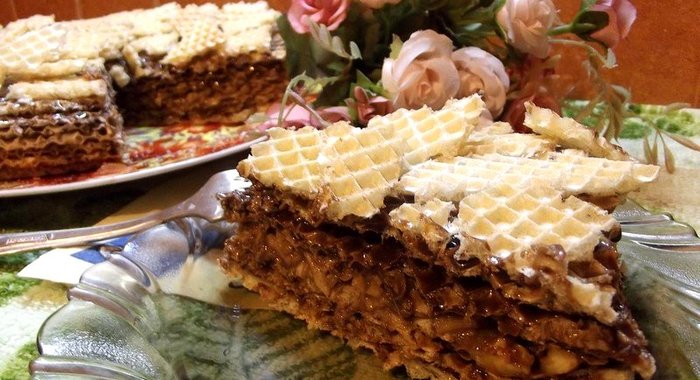 Вафельный торт по новому