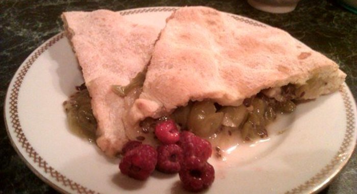 Воздушный пирог из крыжовника