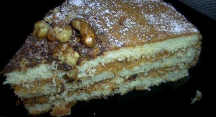 Торт со сметанным кремом