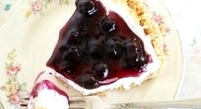 Черничный чизкейк без выпечки