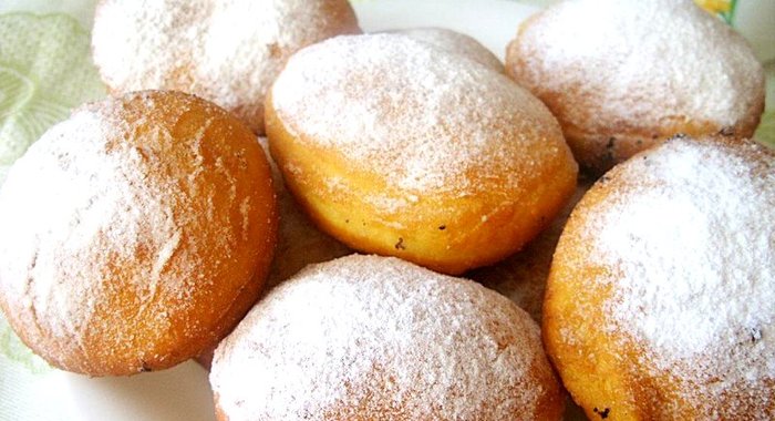 Пончики со сгущенкой