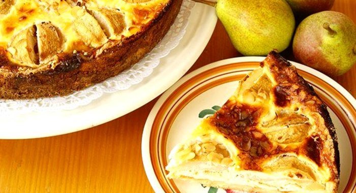 Рождественская коврижка с грушей