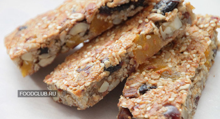 Домашние батончики мюсли