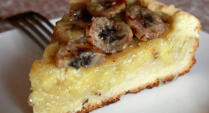 Бананово-карамельный пирог