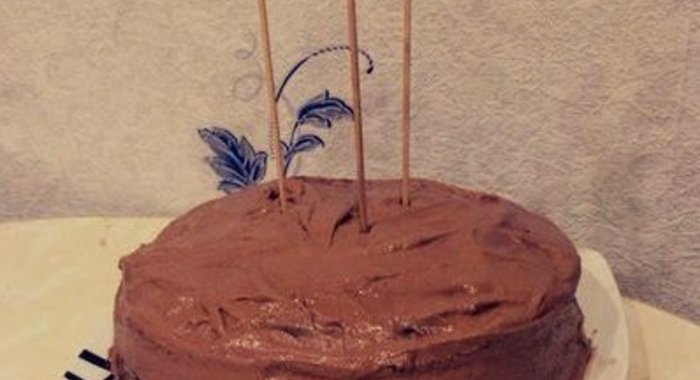 Нежный шоколадный торт