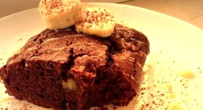 Брауни с бананом
