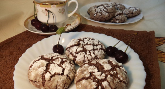 Печенье «Шоколадные трещинки»