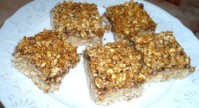 Овсяное печенье с вареньем