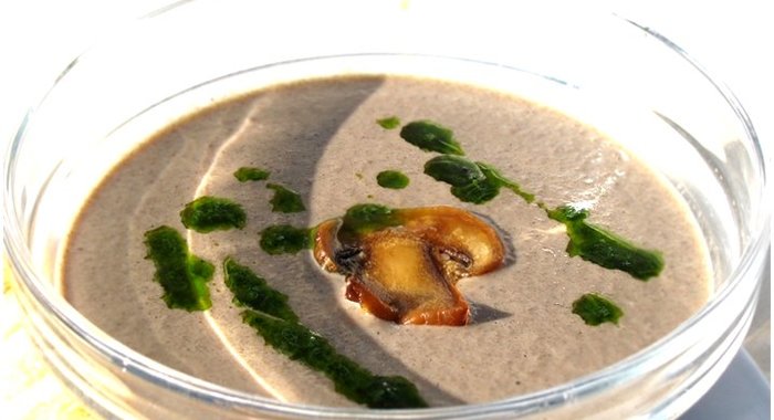 Крем-суп из белых грибов