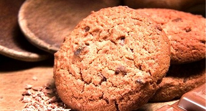 Шоколадное имбирное печенье