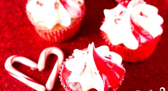 Мятные капкейки