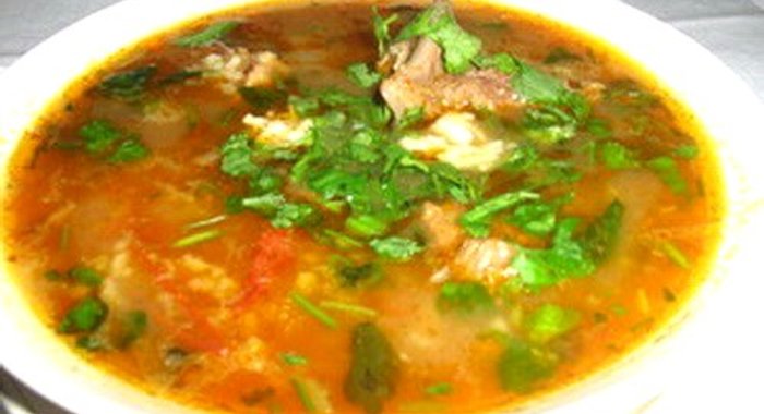 Суп из баранины с тархуном по‑армянски