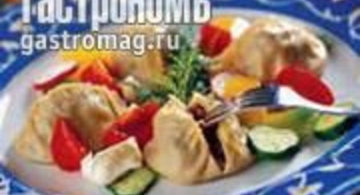 Огурджалинские манты (с рыбой)