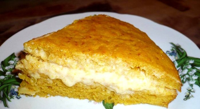 Морковно-апельсиновый тортик