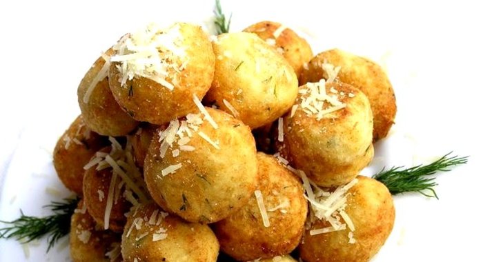 Творожные шарики во фритюре