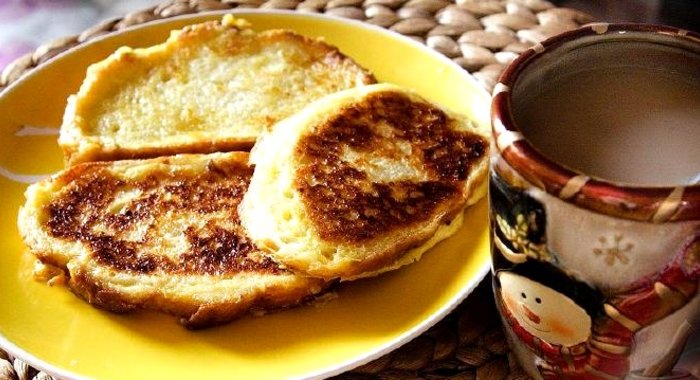 Гренки из белого хлеба