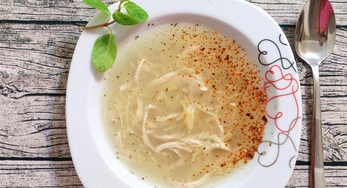 Суп с курицей по-турецки