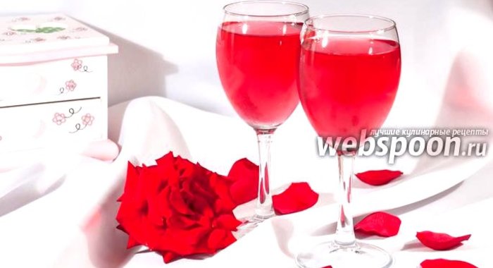 Овшала — напиток из лепестков роз