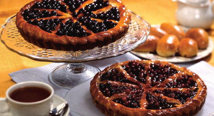 Ягодный пирог