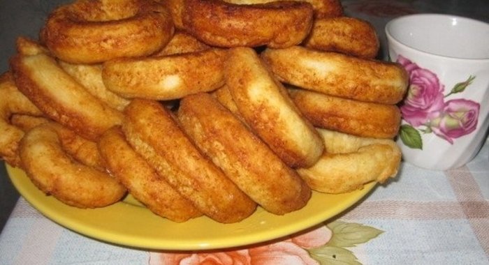 Пончики с творогом