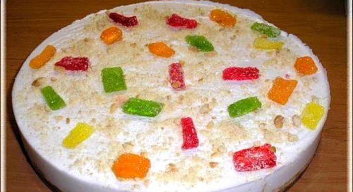 Торт-мороженое зефирное лакомство