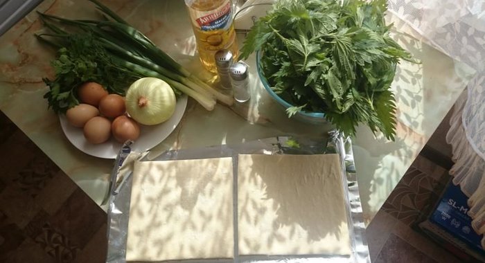 Пирог с крапивой