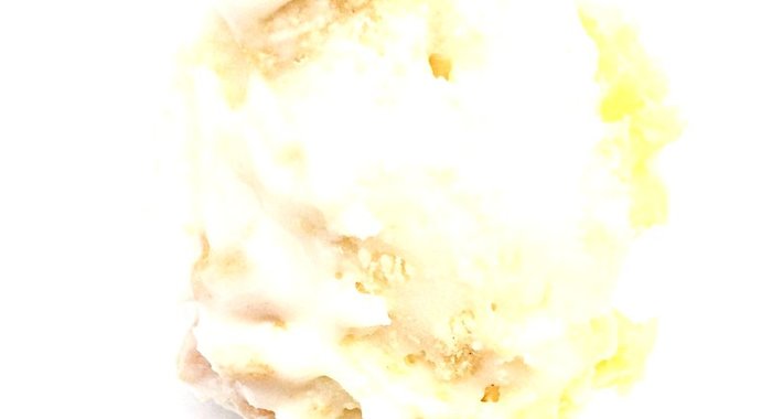 Маршмэллоу-мороженое с лимонным курдом и песочным печеньем