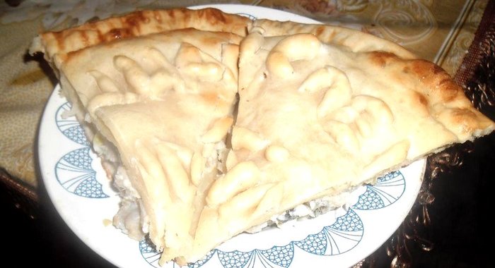 Закрытый и быстрый рыбный пирог