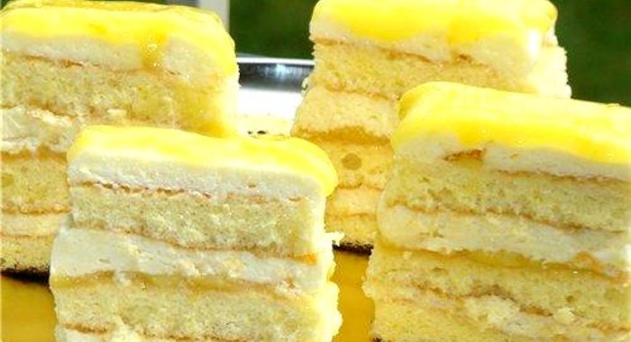 Торт лимонный