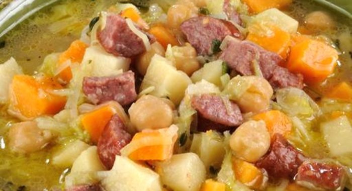 Суп с пекинской капустой