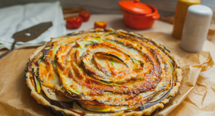 Пирог Овощная роза